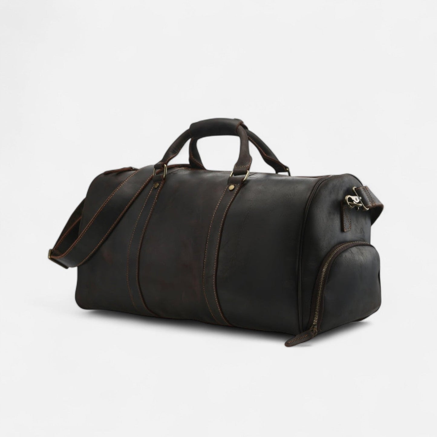 Lavie Moda | Montague Leather Duffle – Artisanat Héritage, Voyage Raffiné