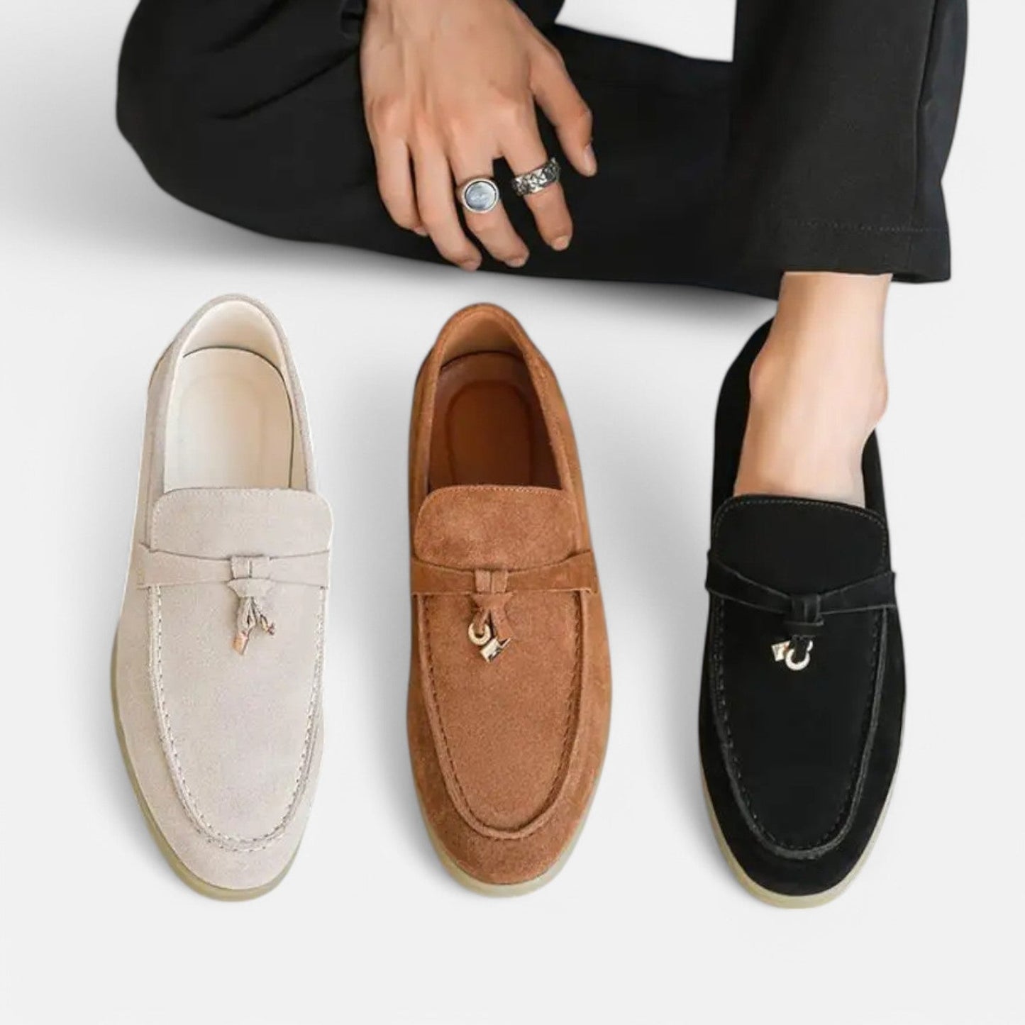 Lavie Moda | Mocassins Classiques en Daim – Ligne Héritage Urbaine