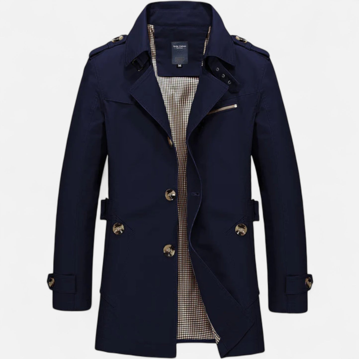Lavie Moda | Trench-Coat Homme Affaires Élégance Britannique