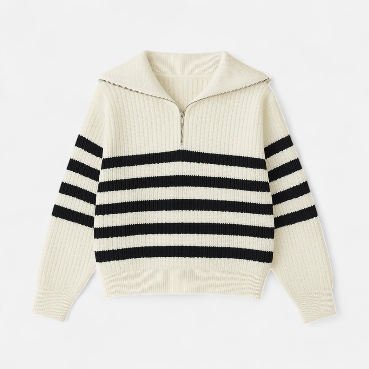 Lavie Moda | Pull Demi-Zip Homme Côtelé Nautique