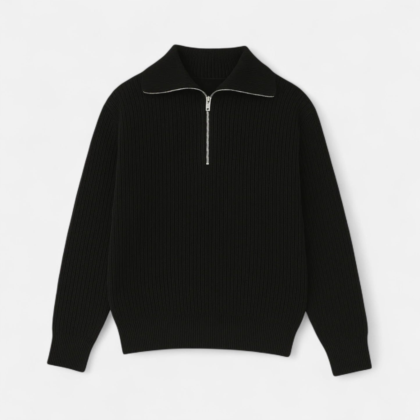Lavie Moda | Pull Demi-Zip Homme Côtelé Nautique