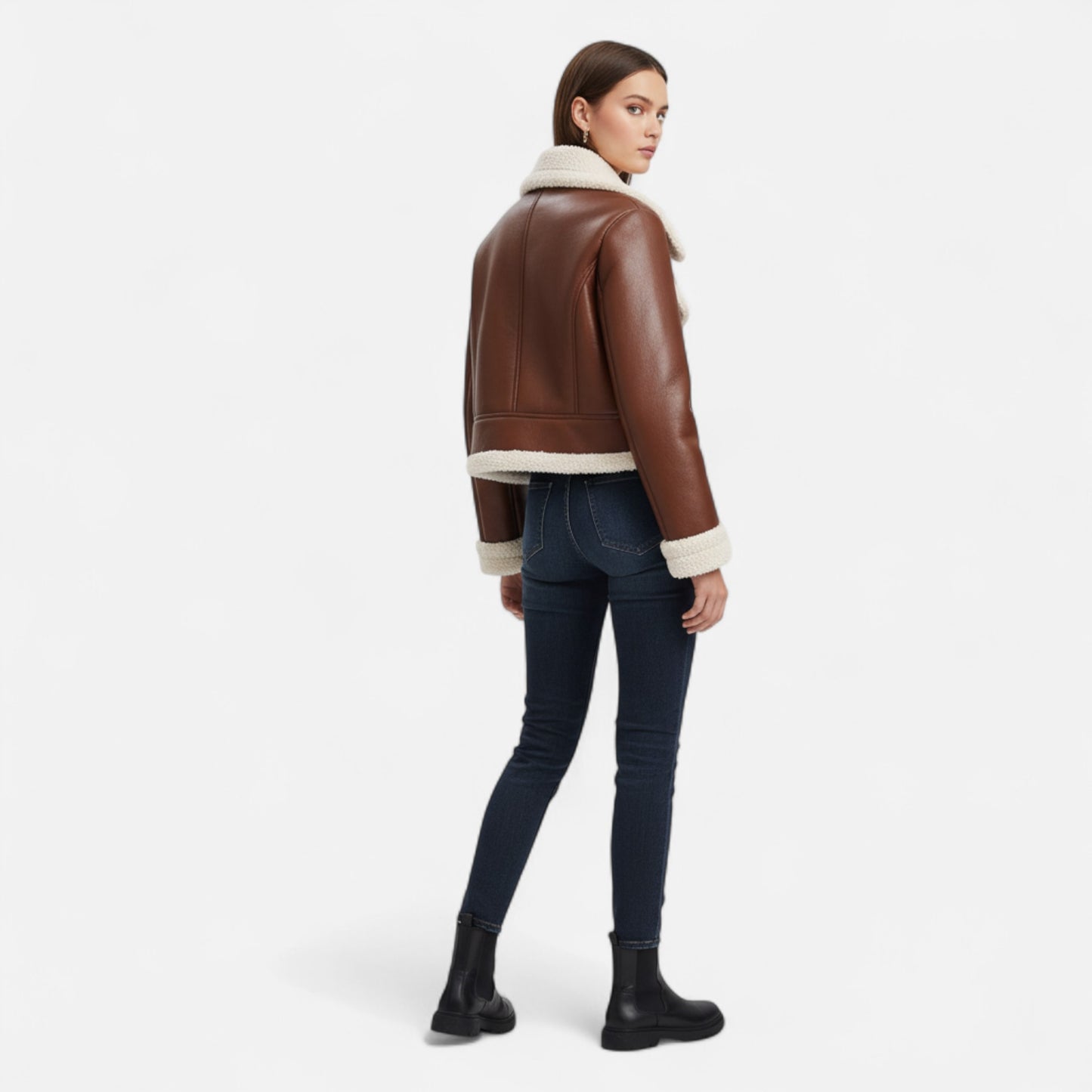 Lavie Moda | Veste Courte Femme Doublée Hiver Élégante