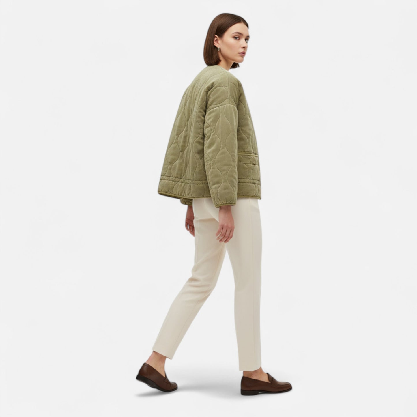 Lavie Moda | Veste Matelassée Femme Cintrée Mi-Saison
