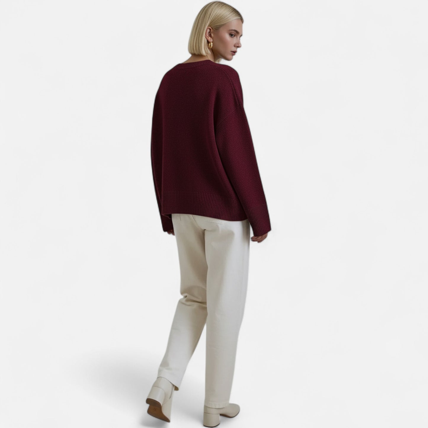 Lavie Moda | Pull Oversize Femme Col Roulé Cocooning