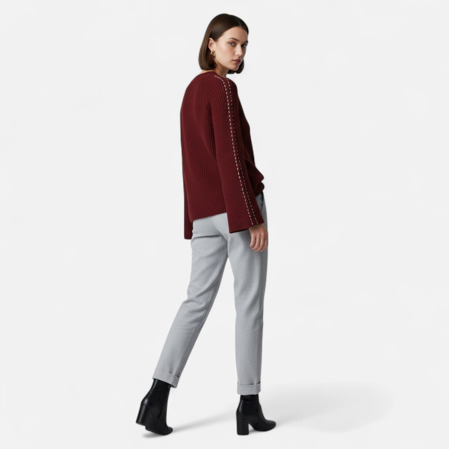 Lavie Moda | Pull Oversize Femme Col Montant Chic