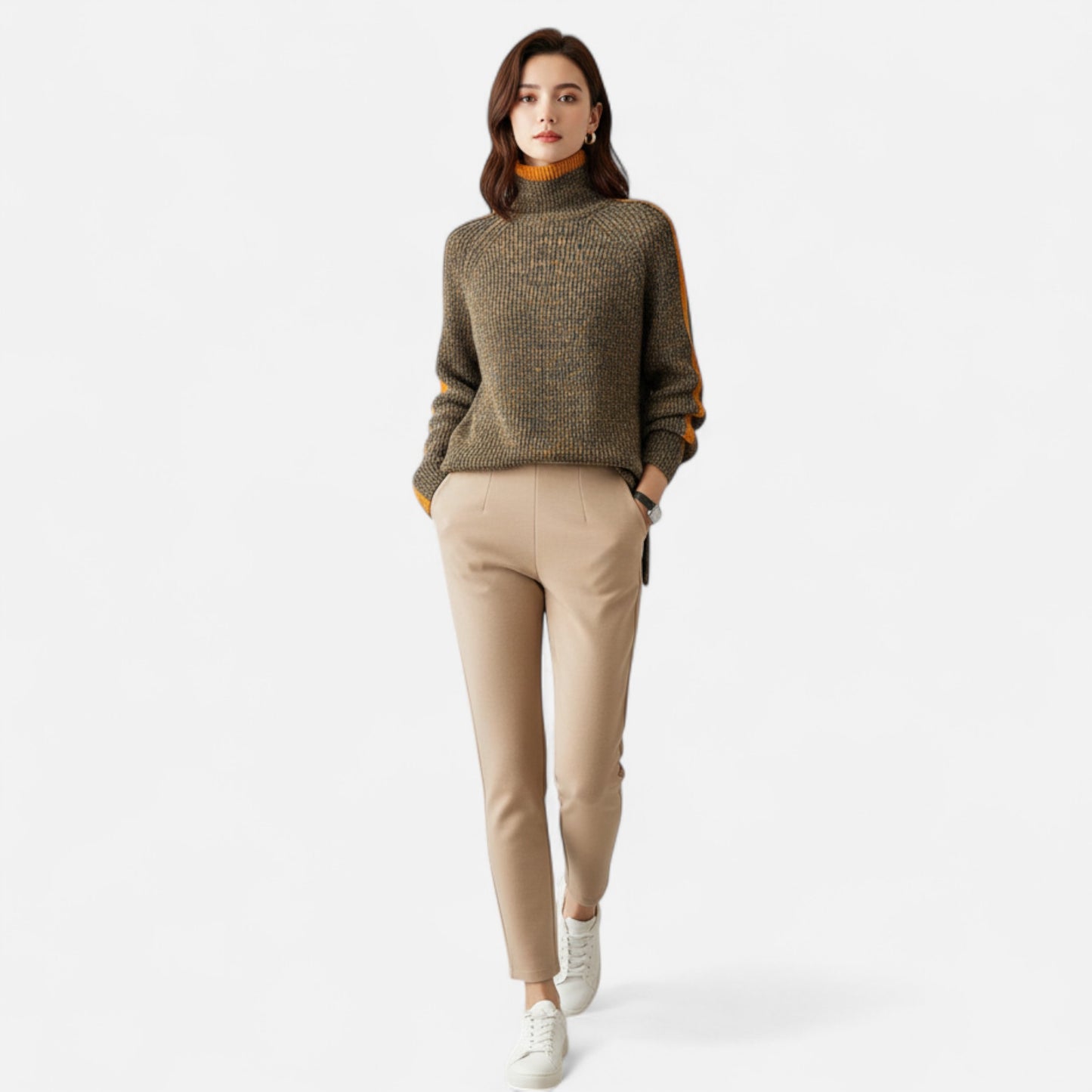Lavie Moda | Pull Femme Oversize Col Roulé Cosy Chic