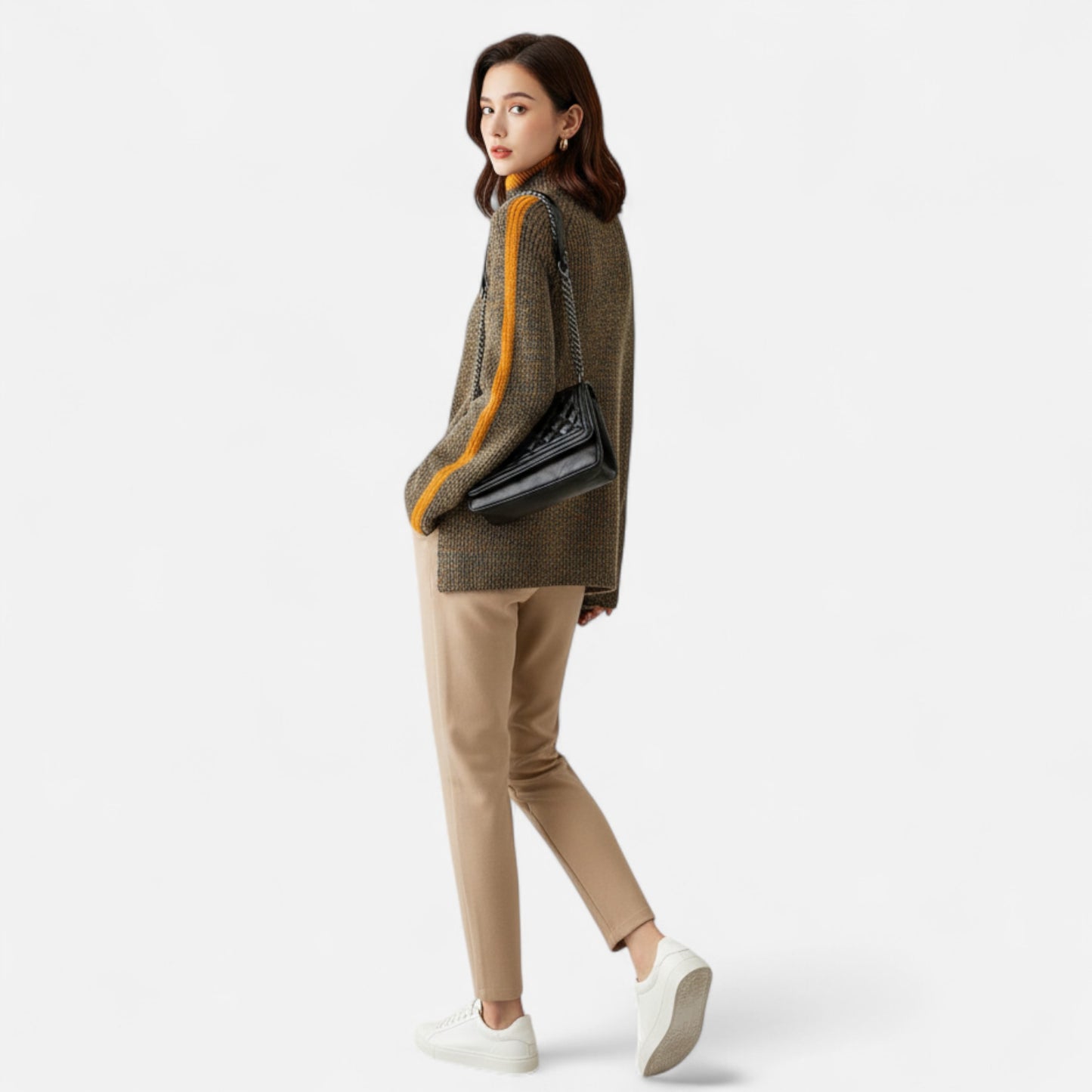 Lavie Moda | Pull Femme Oversize Col Roulé Cosy Chic