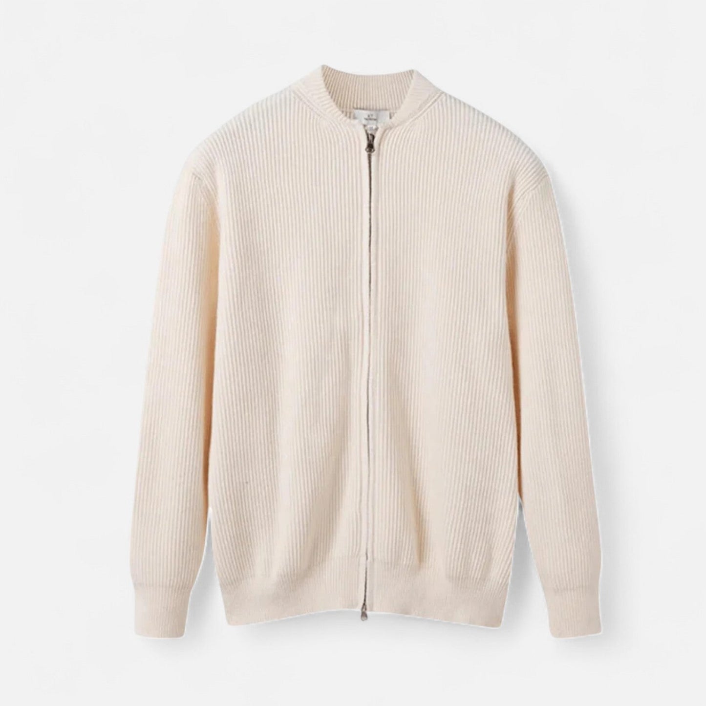 Lavie Moda | Gilet en Coton Homme – Gilet Zippé Sans Manches en Maille Côtelée, Style Vintage