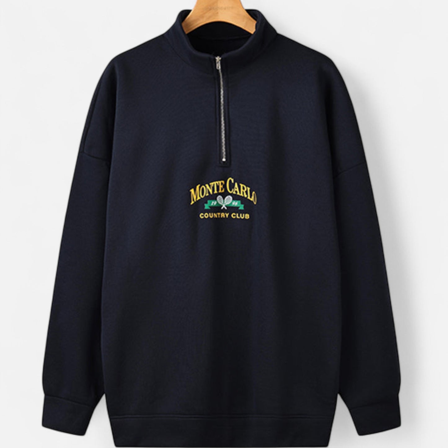 Lavie Moda | Pull Polaire Homme Demi-Zip Doux et Élégant