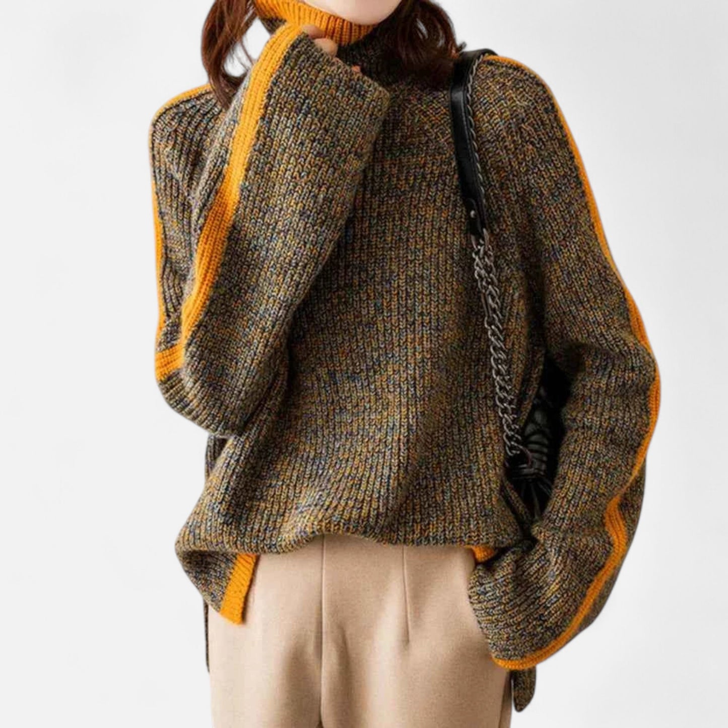 Lavie Moda | Pull Femme Oversize Col Roulé Cosy Chic
