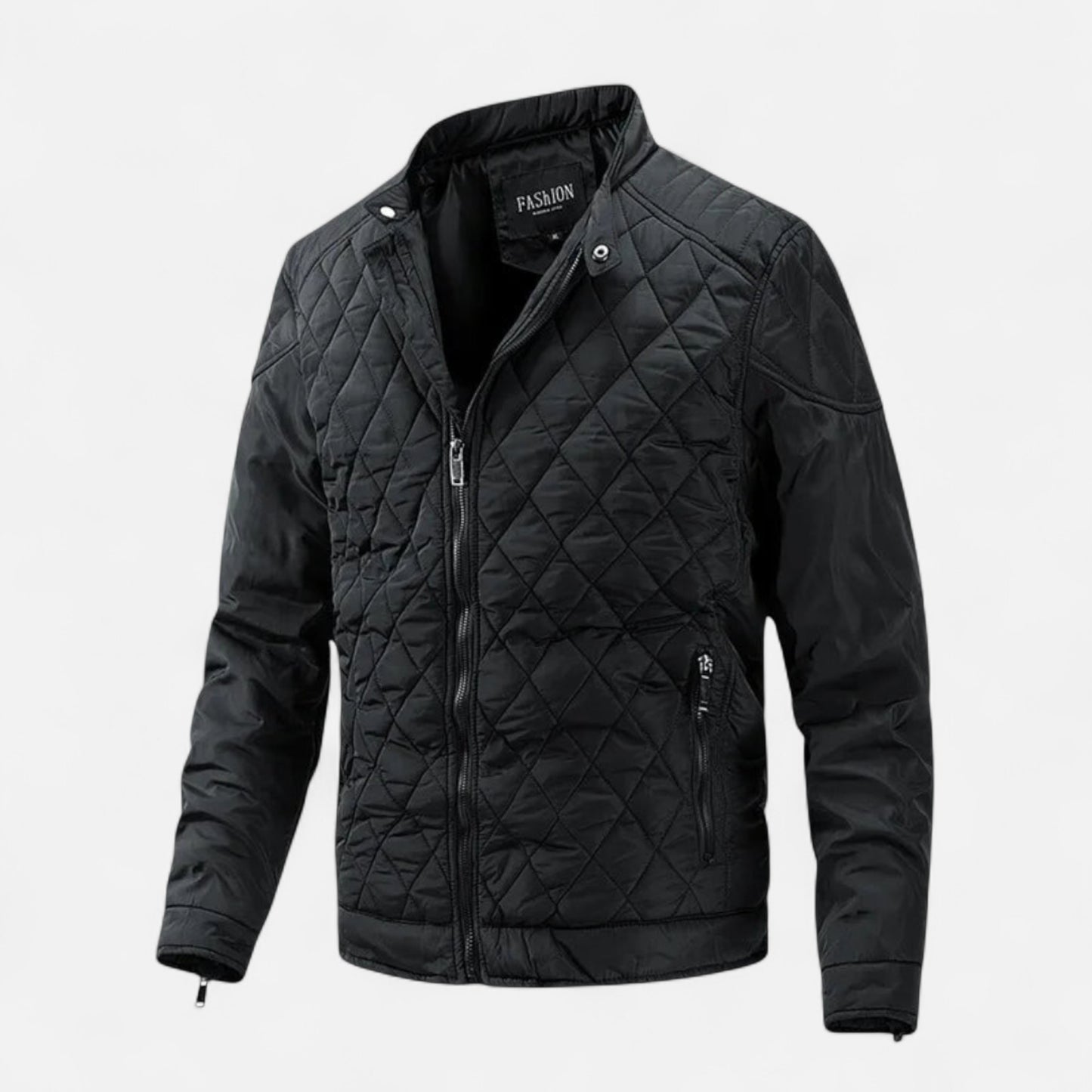 Lavie Moda | Veste Homme Matelassée Style Biker Élégant