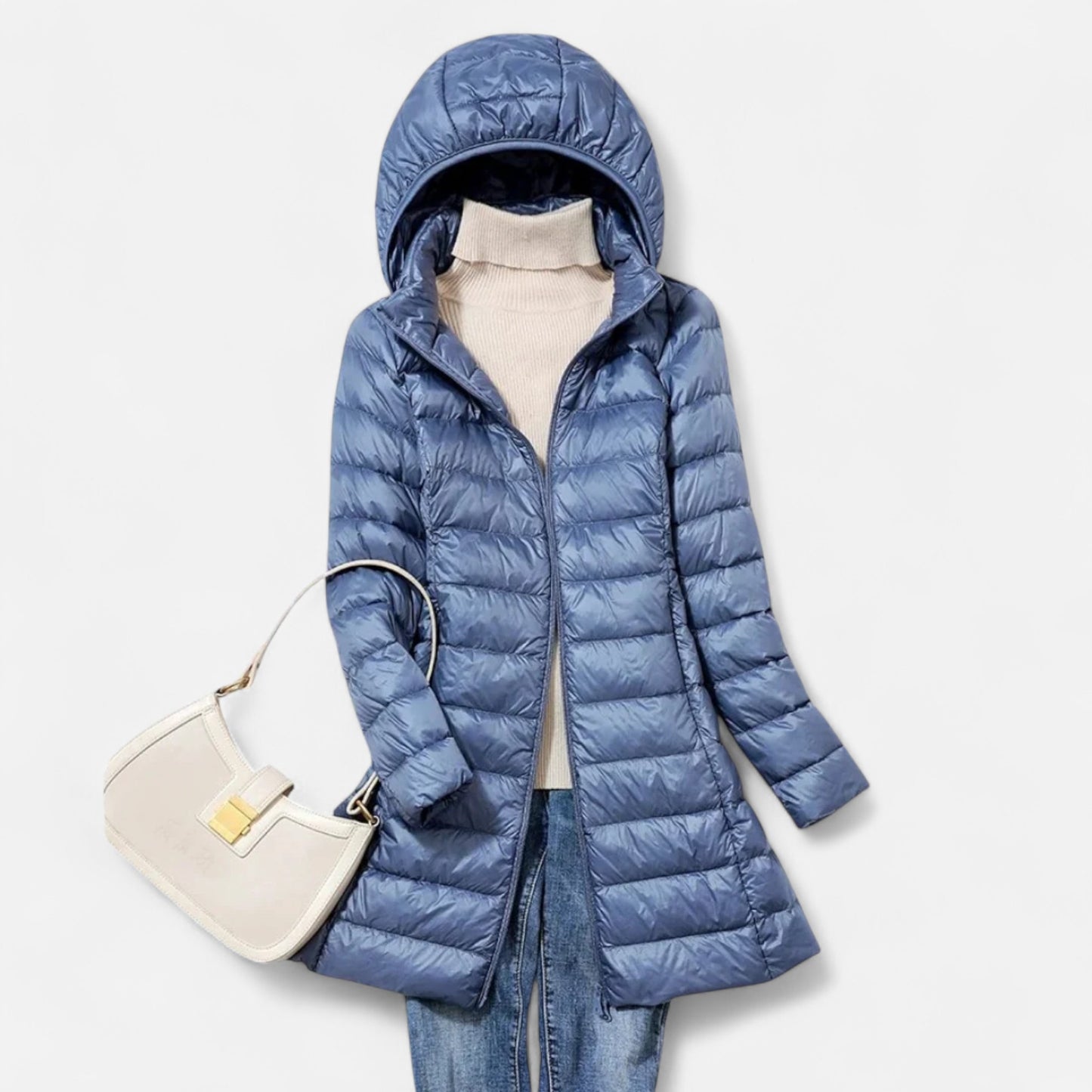 Lavie Moda | Doudoune Légère Femme à Capuche Chic
