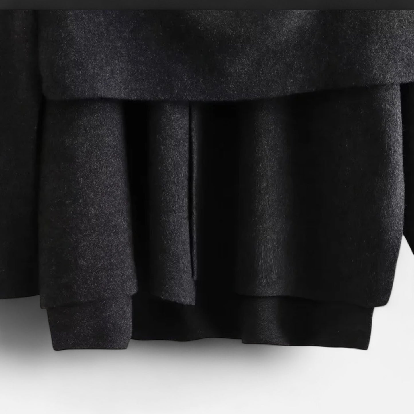 Lavie Moda | Manteau Hiver Femme avec Écharpe Asymétrique – Élégance Douillette Demi-Saison