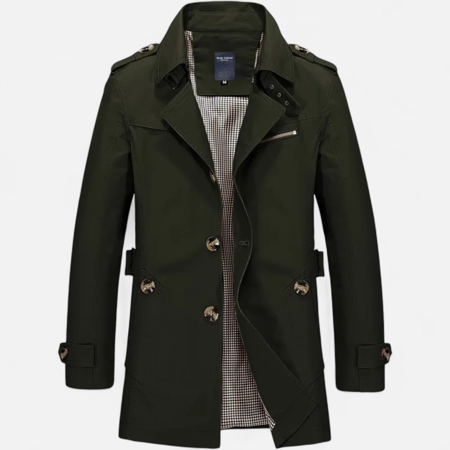 Lavie Moda | Trench-Coat Homme Affaires Élégance Britannique