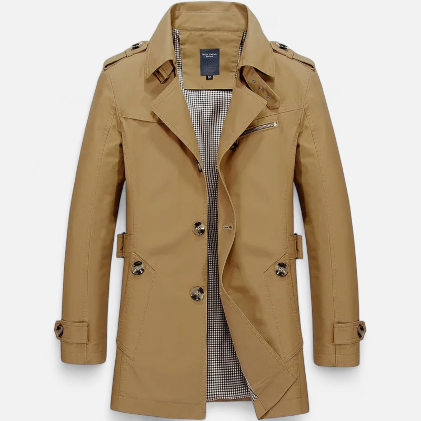 Lavie Moda | Trench-Coat Homme Affaires Élégance Britannique