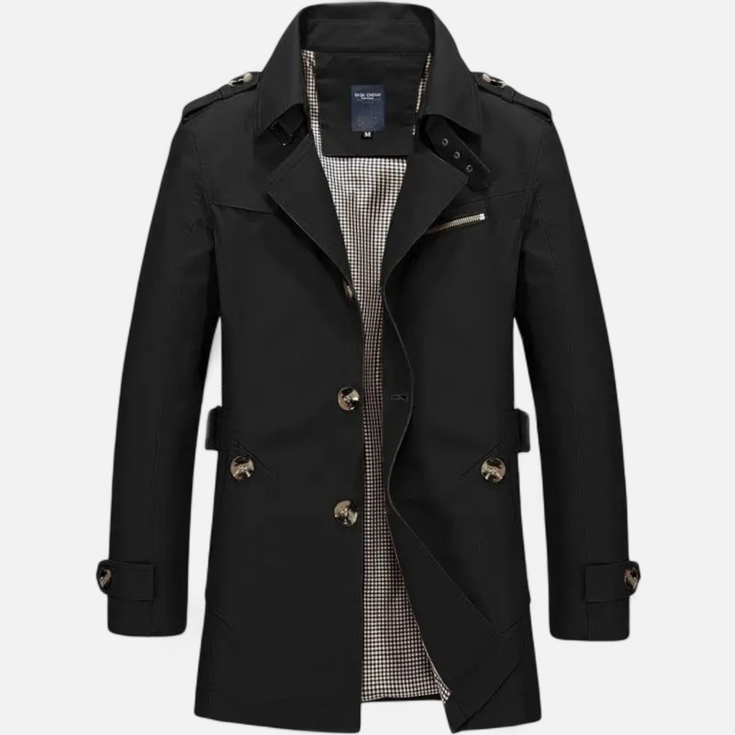Lavie Moda | Trench-Coat Homme Affaires Élégance Britannique