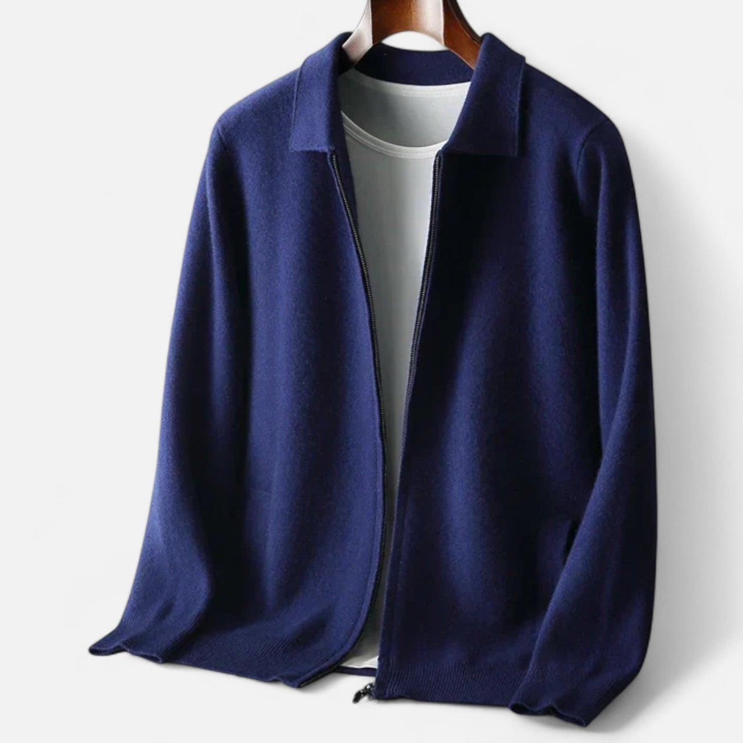 Lavie Moda | Zip Collar Knit Jacket