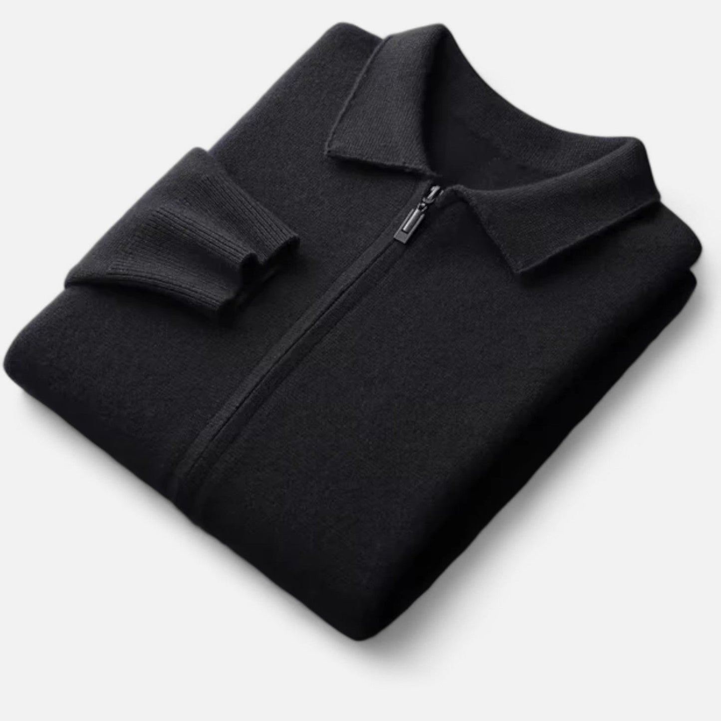 Lavie Moda | Zip Collar Knit Jacket