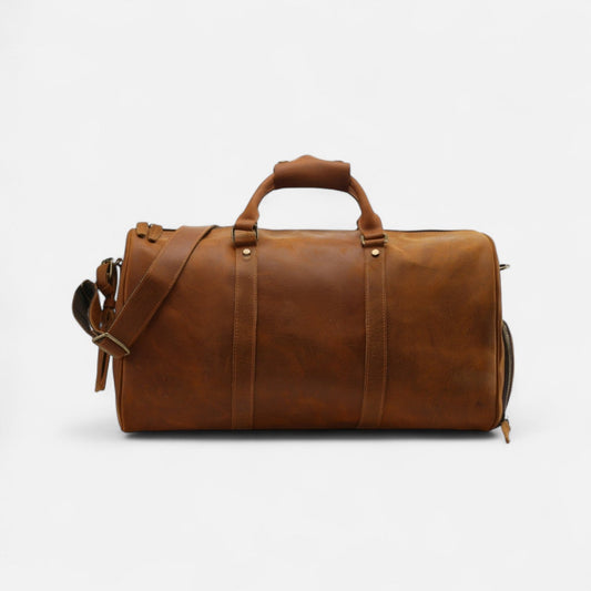 Lavie Moda | Montague Leather Duffle – Artisanat Héritage, Voyage Raffiné