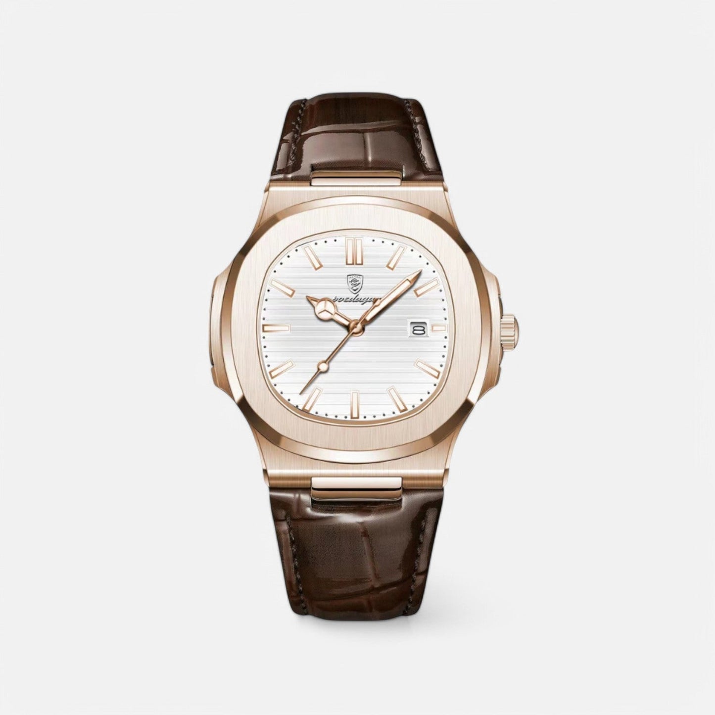 Lavie Moda | Montre en Cuir et Or Rose | Intemporelle. Élégante. Raffinée.