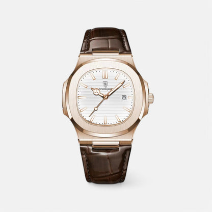 Lavie Moda | Montre en Cuir et Or Rose | Intemporelle. Élégante. Raffinée.