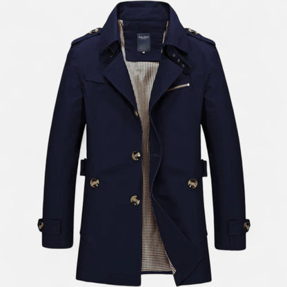 Lavie Moda | Trench-Coat Homme Affaires Élégance Britannique