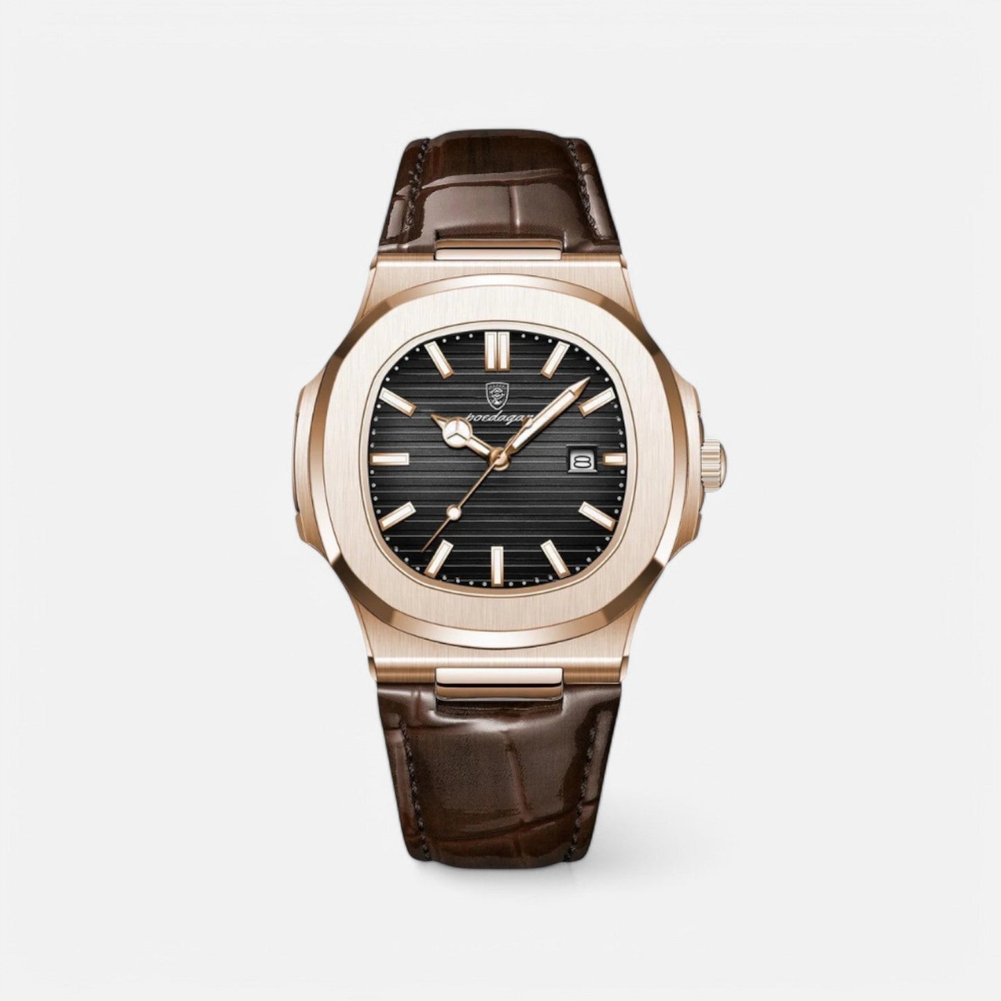 Lavie Moda | Montre en Cuir et Or Rose | Intemporelle. Élégante. Raffinée.