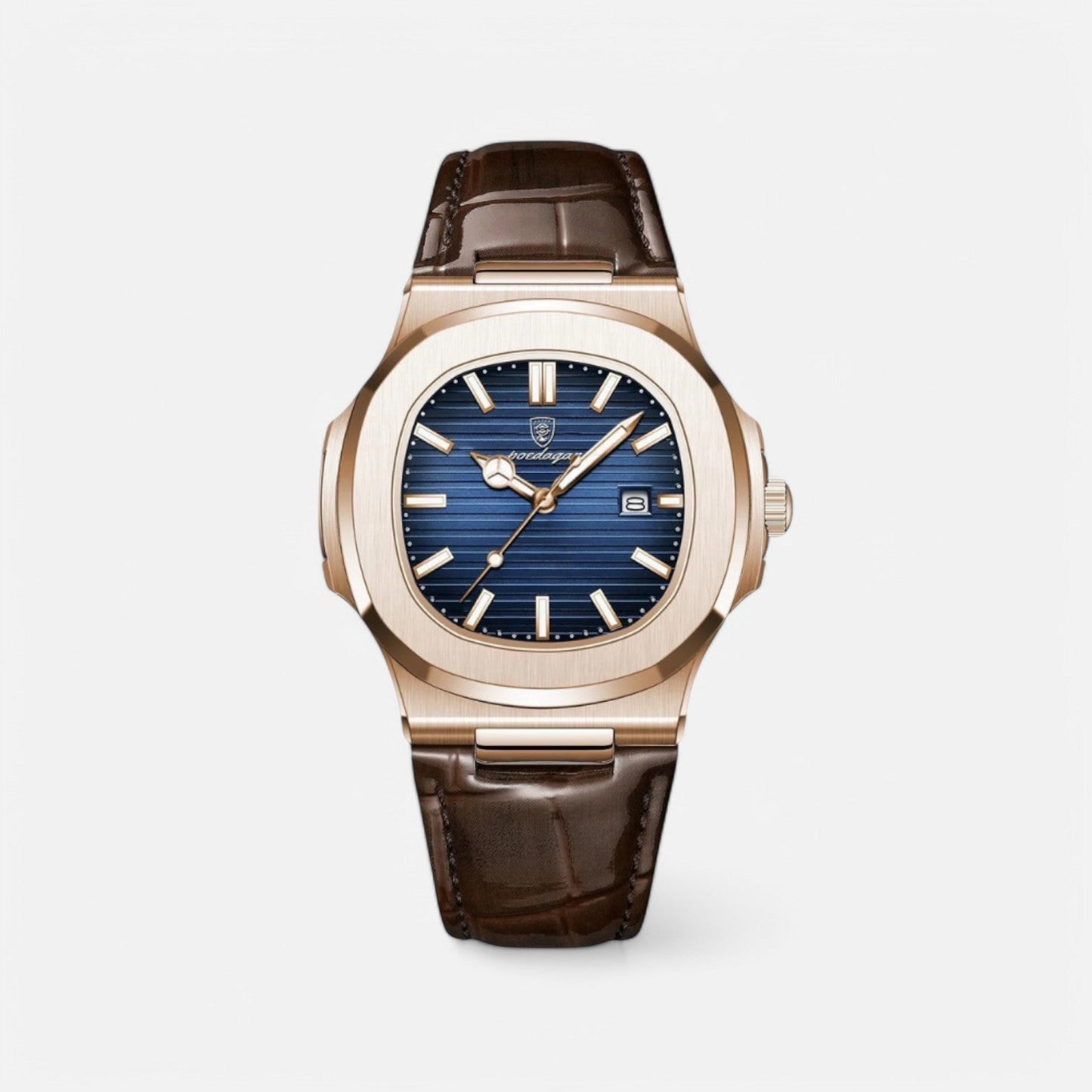 Lavie Moda | Montre en Cuir et Or Rose | Intemporelle. Élégante. Raffinée.