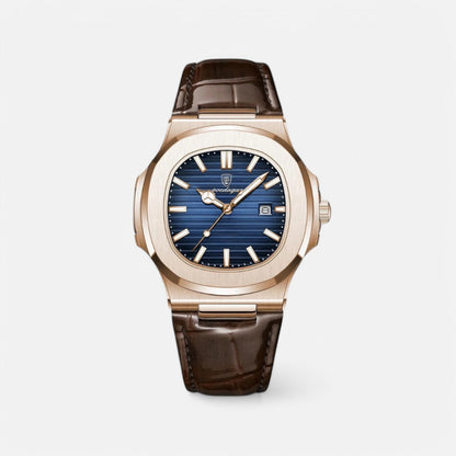 Lavie Moda | Montre en Cuir et Or Rose | Intemporelle. Élégante. Raffinée.