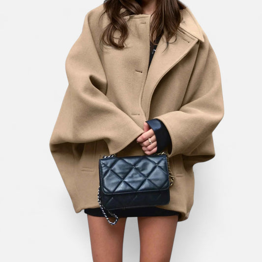 Lavie Moda | Manteau Femme Oversize Hiver à Boutons