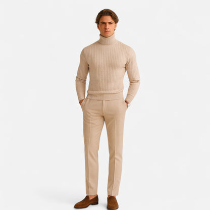 Lavie Moda | Pull Col Roulé Homme Élégance Classique