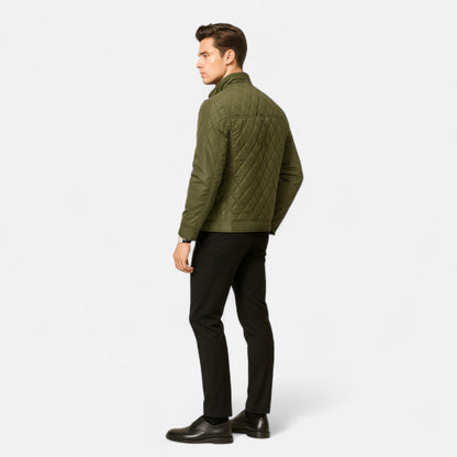 Lavie Moda | Veste Homme Matelassée Style Biker Élégant
