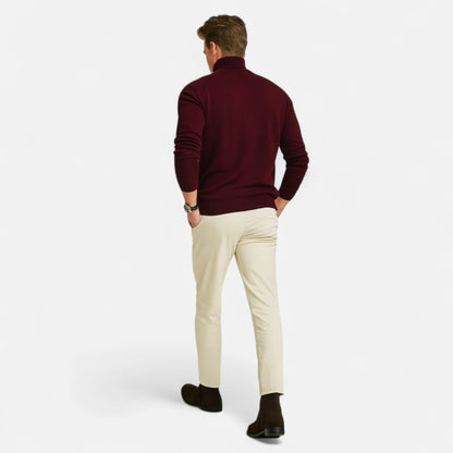 Lavie Moda | Pull Col Roulé Homme en Laine Vierge