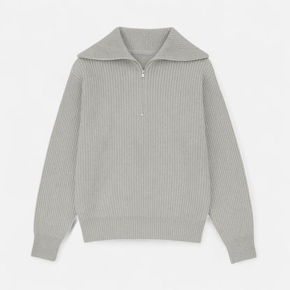 Lavie Moda | Pull Demi-Zip Homme Côtelé Nautique
