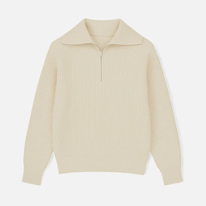 Lavie Moda | Pull Demi-Zip Homme Côtelé Nautique
