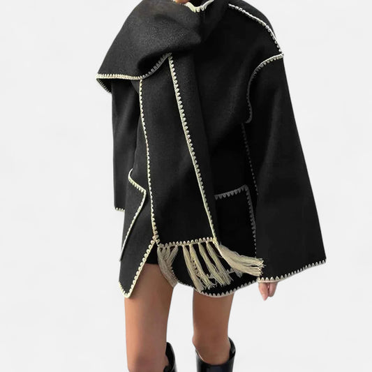 Lavie Moda | Veste Portefeuille Femme Col Châle Élégante
