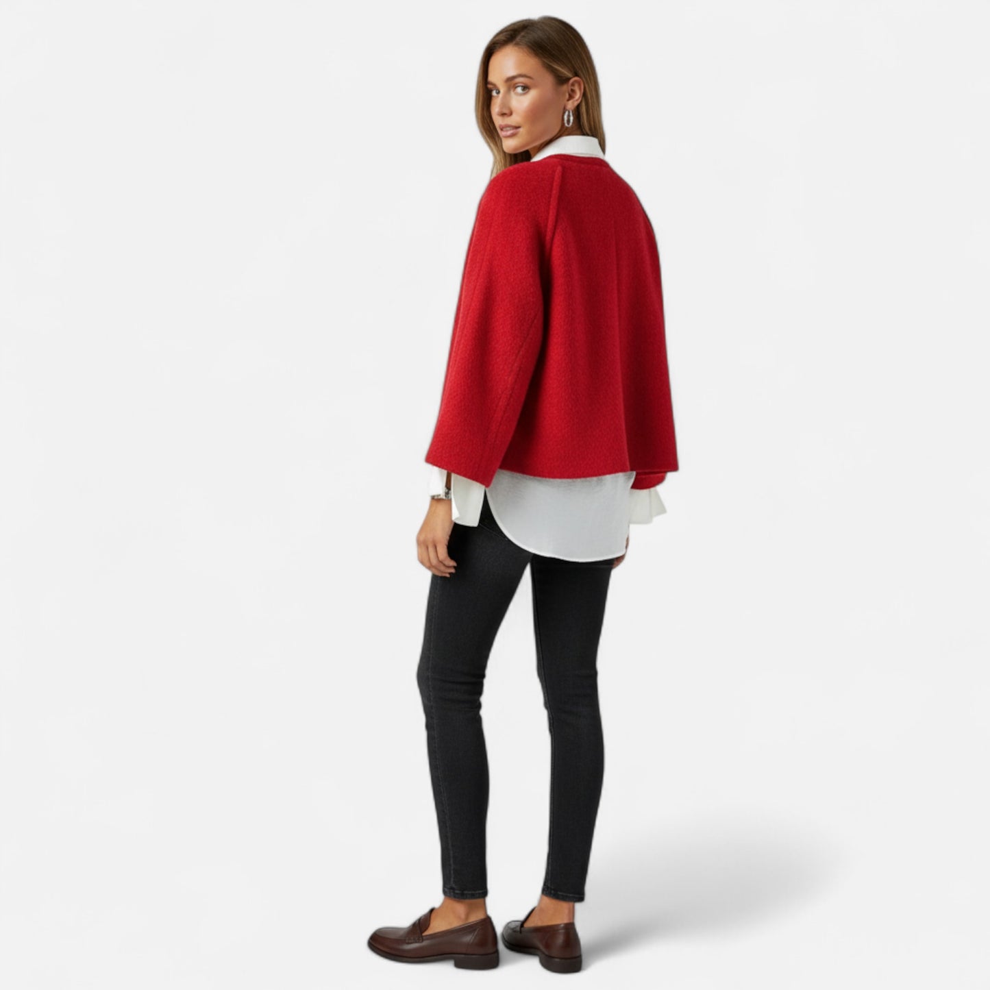 Lavie Moda | Veste Courte Femme Élégante à Manches Larges
