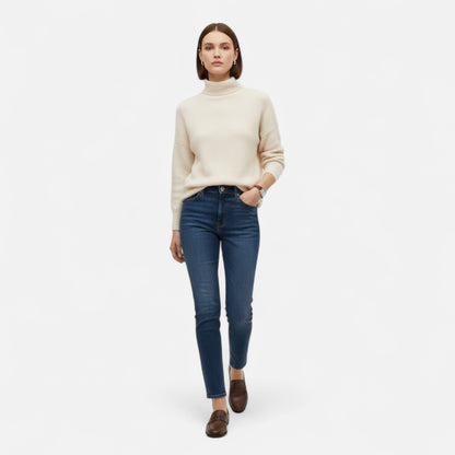 Lavie Moda | Pull Femme Rayé en Maille Côtelée Chic