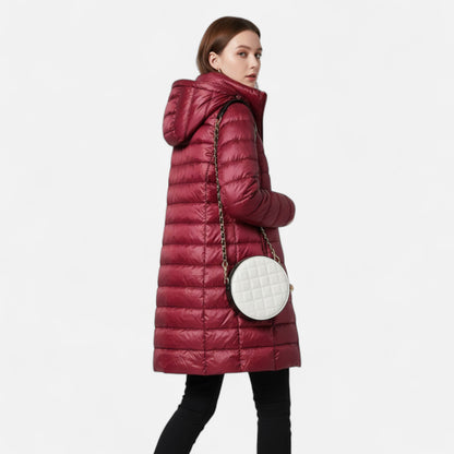 Lavie Moda | Doudoune Légère Femme à Capuche Chic