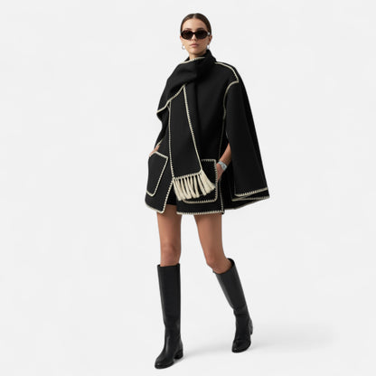 Lavie Moda | Veste Portefeuille Femme Col Châle Élégante