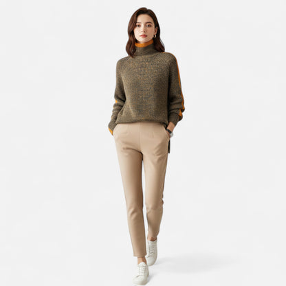 Lavie Moda | Pull Femme Oversize Col Roulé Cosy Chic