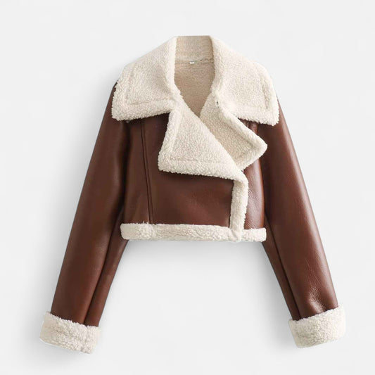 Lavie Moda | Veste Courte Femme Doublée Hiver Élégante