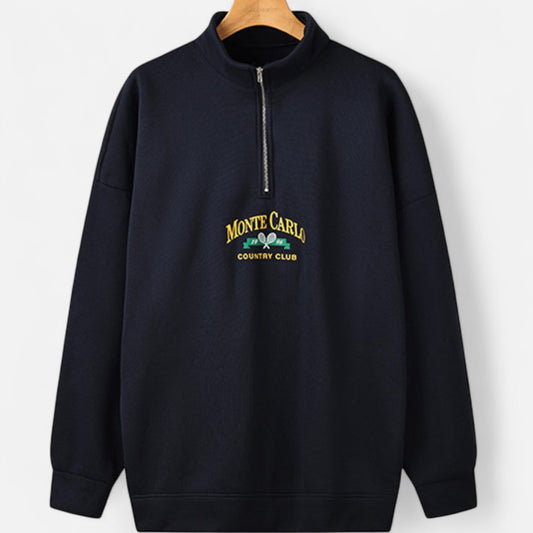 Lavie Moda | Pull Polaire Homme Demi-Zip Doux et Élégant