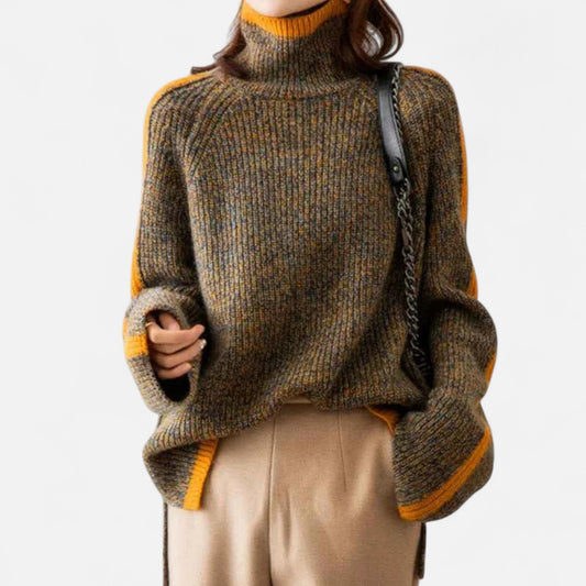 Lavie Moda | Pull Femme Oversize Col Roulé Cosy Chic