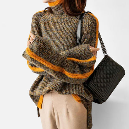 Lavie Moda | Pull Femme Oversize Col Roulé Cosy Chic