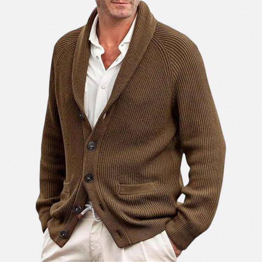 Lavie Moda | Cardigan Homme Tricot Vintage Boutonné