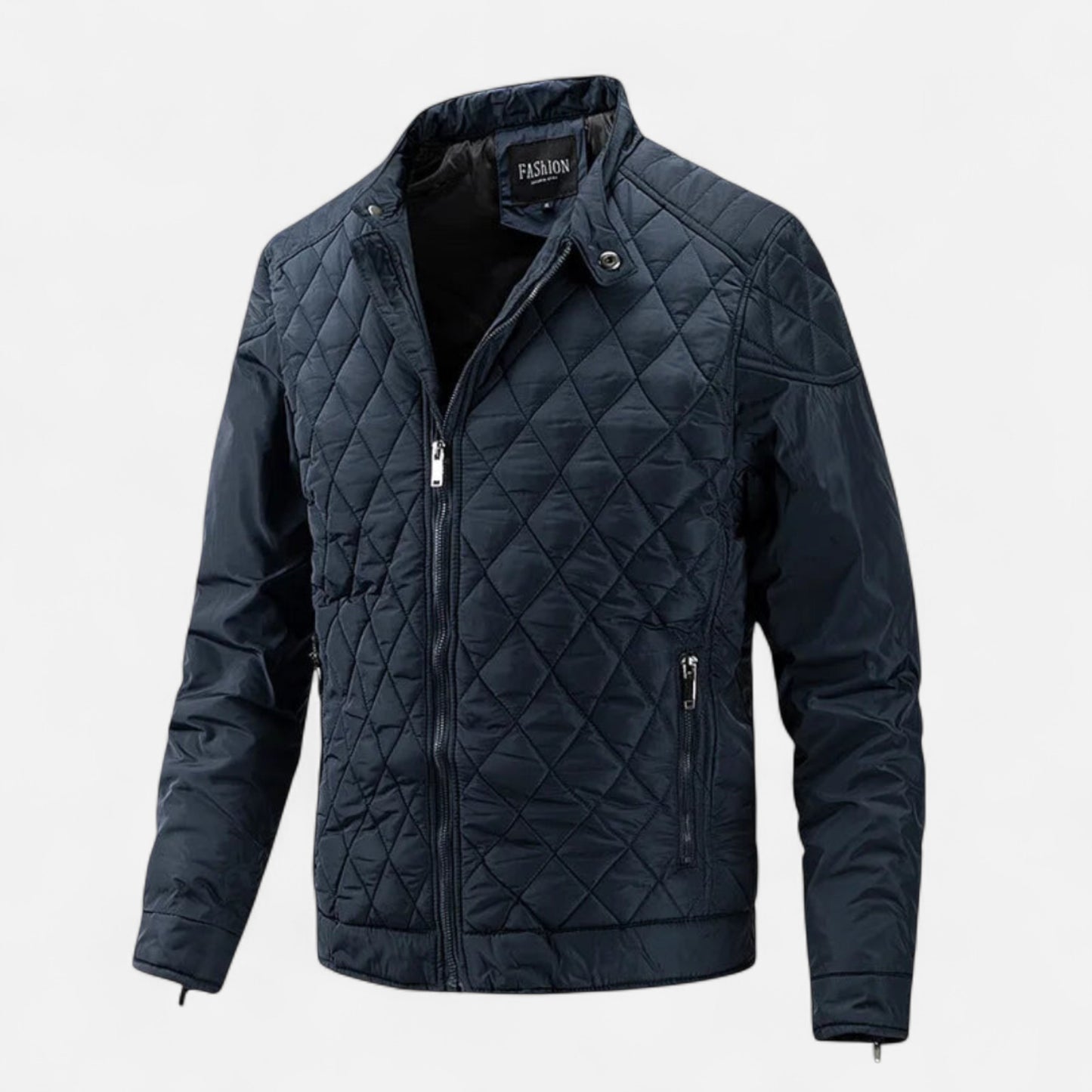 Lavie Moda | Veste Homme Matelassée Style Biker Élégant