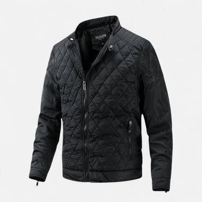 Lavie Moda | Veste Homme Matelassée Style Biker Élégant