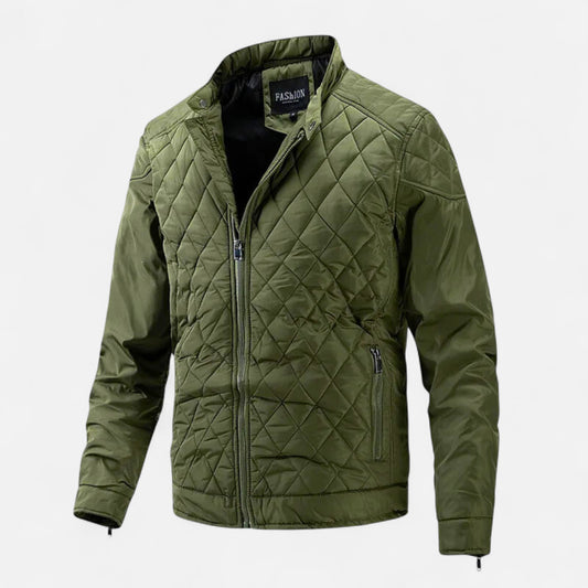 Lavie Moda | Veste Homme Matelassée Style Biker Élégant