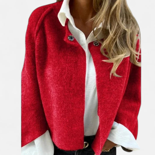 Lavie Moda | Veste Courte Femme Élégante à Manches Larges